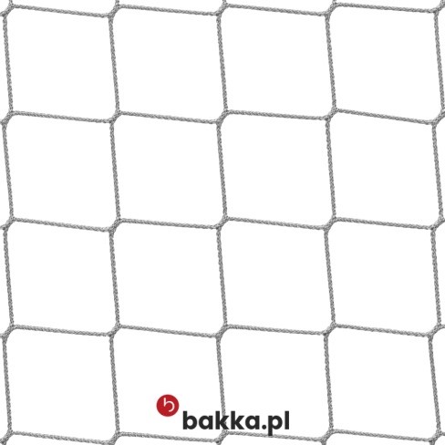Zadaszenie dla ptaków - siatka pleciona z polipropylenu o oczkach 4x4 cm i grubości 2 mm w kolorze szarym do ochronnych zabezpieczeń