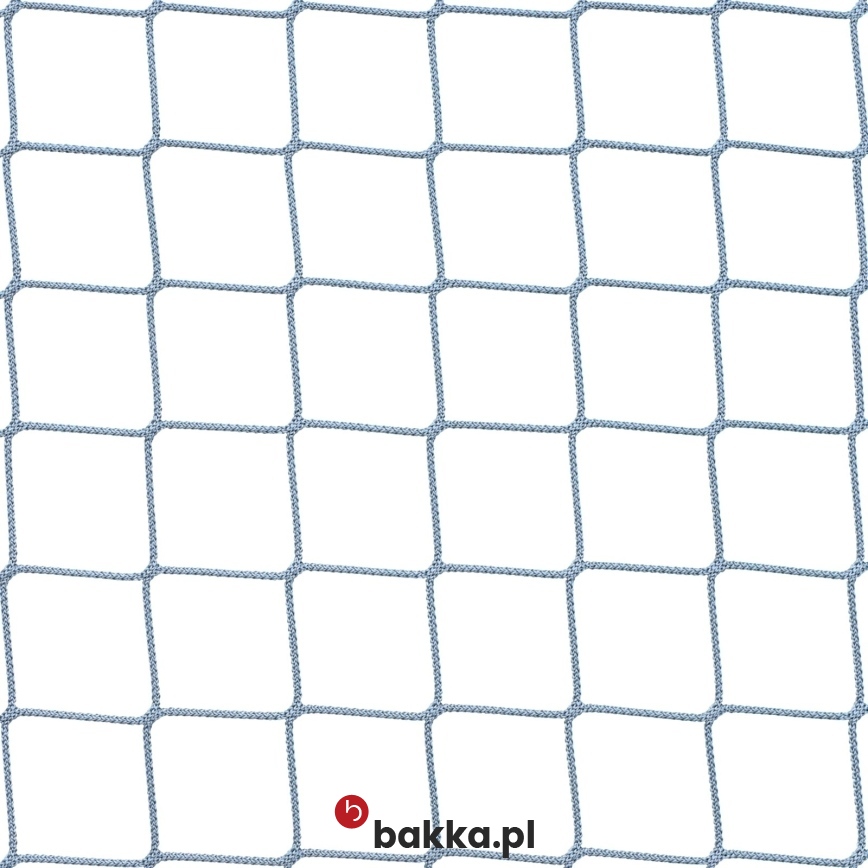Siatki sportowe - siatka zabezpieczająca ochronna elastyczna tekstylna z sznurków pleciona na wymiar z oczkami 8x8 cm // Bakka