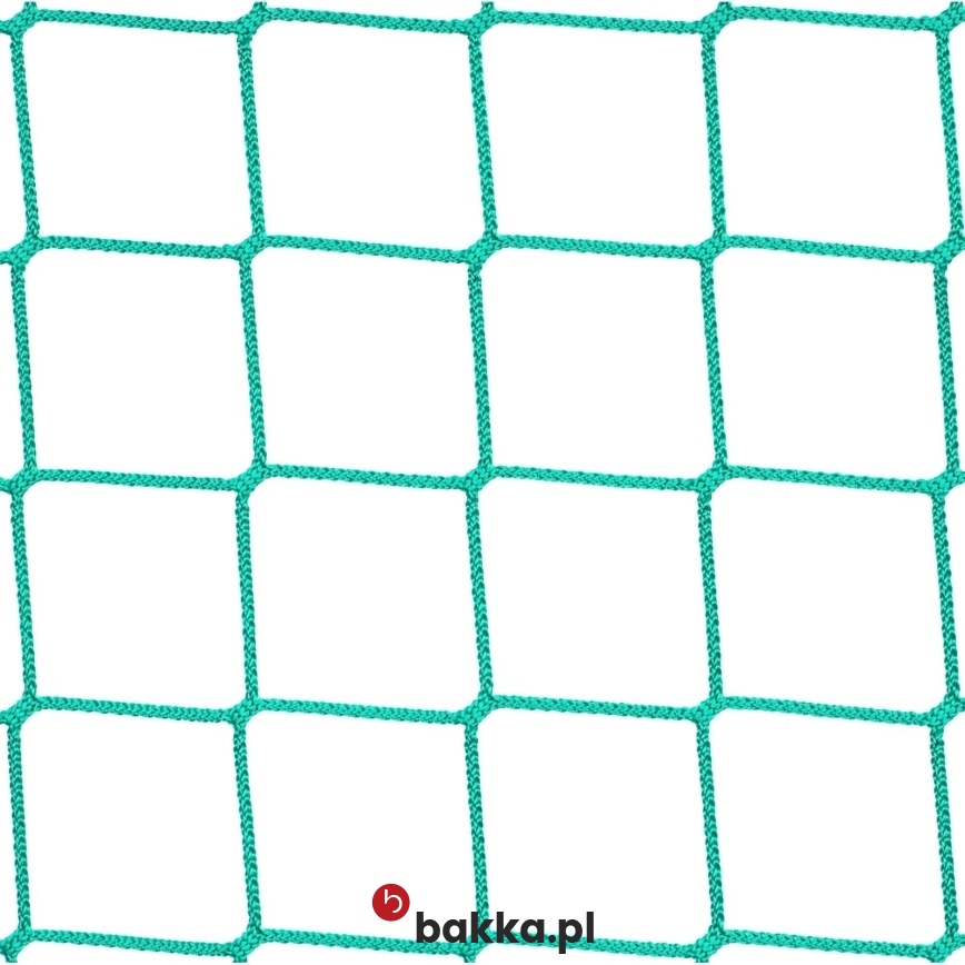 Siatki ogrodowe uprawne ochronne zielone o oczkach 10x10 cm wykonane z polipropylenu sprzedawane na wymiar w elastycznej formie materiałowej plecionej z tworzywa // Bakka