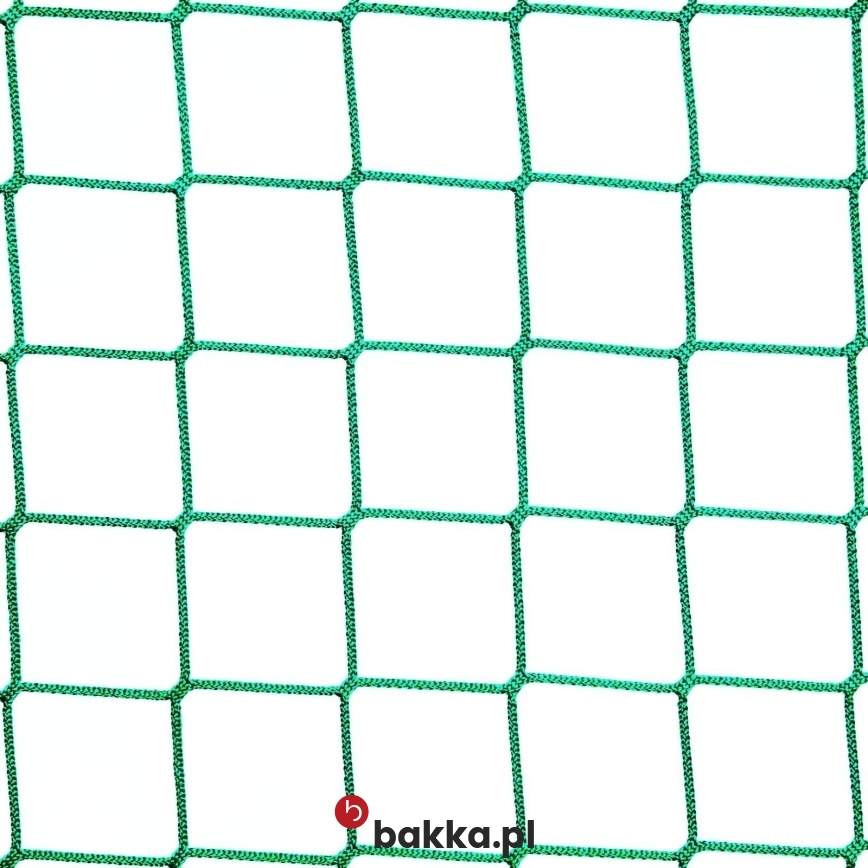 Półki i regały w busie // Zielona siatka zabezpieczająca z polipropylenu o oczkach 10x10 cm