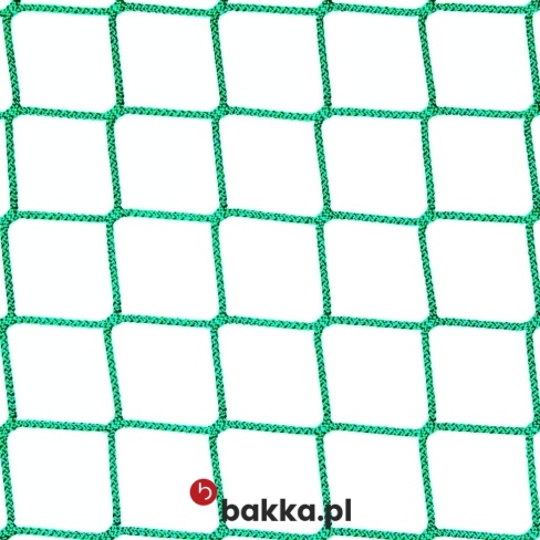 Siatka zabezpieczająca na wymiar - zielona siatka ochronna z polipropylenu o oczkach 8x8 cm i grubości 6 mm do elastycznego zastosowania