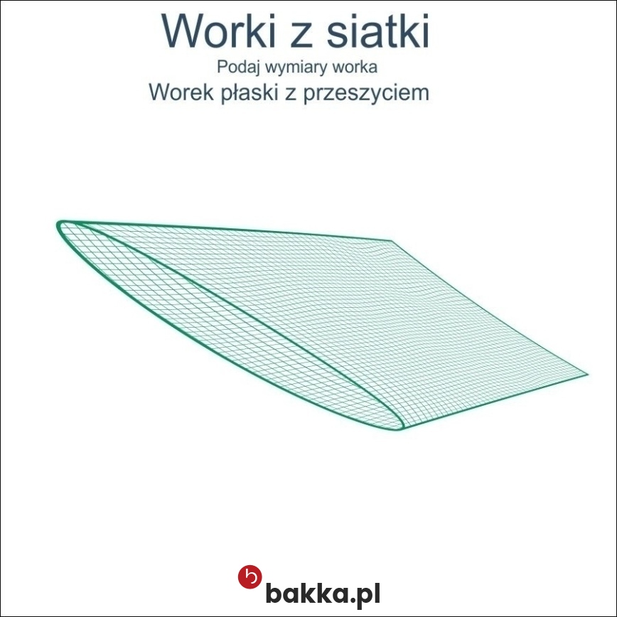 Worek Płaski - 3x3/4 // Bakka