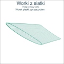 Worki do przechowywania przedmiotów na wymiar wykonane z siatki o dużym oczku i wytrzymałej konstrukcji // Bakka