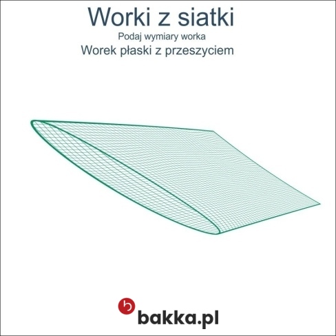 Worki siatkowe zielone i grafitowe na wymiar z oczkami 6x6 cm do przechowywania, magazynowania i zabezpieczenia materiałów sypkich w różnych rozmiarach