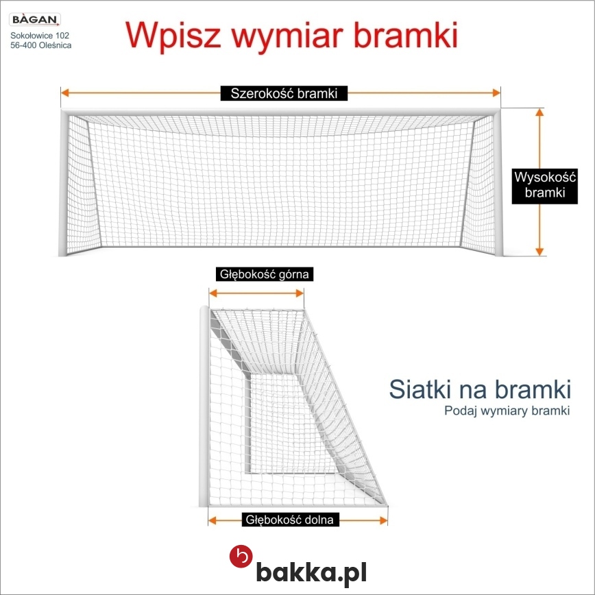 Siatki na bramki // Siatka zabezpieczająca na wymiar, elastyczna i wytrzymała z tworzywa sztucznego