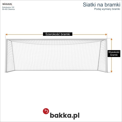 Zielona lub grafitowa siatka elastyczna na wymiar z polipropylenu o oczku 4,5 cm