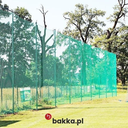 Piłkochwyty sportowe z siatką w kolorze zielonym lub grafitowym na wymiar