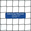 Piłkochwyt 5m wysokości - Zielona siatka ochronna z oczkami 10x10cm sprzedawana na indywidualny wymiar do ogrodzenia boiska. // Piłkochwyt 5m wysokości