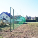 Piłkochwyt 6m wysokości // Siatka ochronna tekstylna zielona na wymiar 10x10 cm i wysokości 6 metrów // Bakka