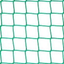 Worek do przechowywania zielona siatka o oczku 8x8 cm na wymiar do magazynowania i zabezpieczenia przedmiotów // Worek na zabawki