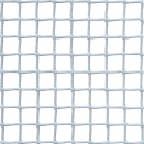 Zielona siatka ochronna z małymi oczkami do zabezpieczania kontenerów na odpady, dostępna w trzech kolorach i sprzedawana na wymiar. // Siatka na Kontenery