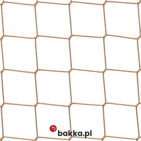 Siatka ochronna z polipropylenu w kolorze beżowym na wymiar do dekoracji pokoju