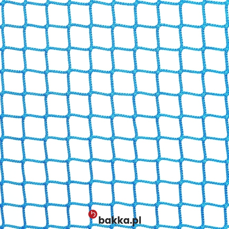 Siatki ochronne z polipropylenu sprzedawane na indywidualne wymiary zielone, niebieskie i czarne z oczkami 4,5 centymetra // Bakka