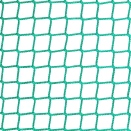 Bakka // Siatki zielone, niebieskie i czarne na wymiar o oczkach 4,5x4,5cm, plecione z polipropylenu w grubości 5mm, sprzedawane jako produkt do indywidualnego zamówienia.