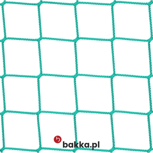 Siatka zielona z tworzywa na metry do zabezpieczeń o oczku 10x10 cm