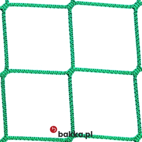 Siatki na siano dla koni zielone o oczku 10x10 cm wykonane z plecionego polipropylenu sprzedawane na wymiar w rolkach