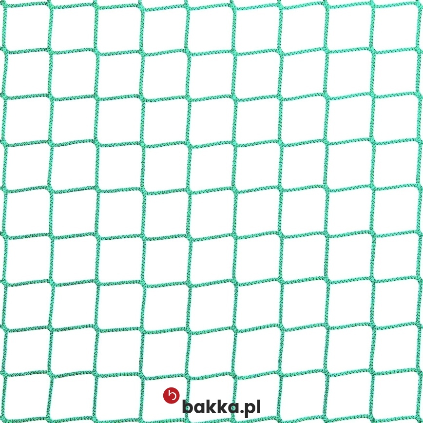 Siatka na wymiar z polipropylenu o oczkach 6x6 cm i grubości 4 mm w kolorze zielonym lub grafitowym // Bakka