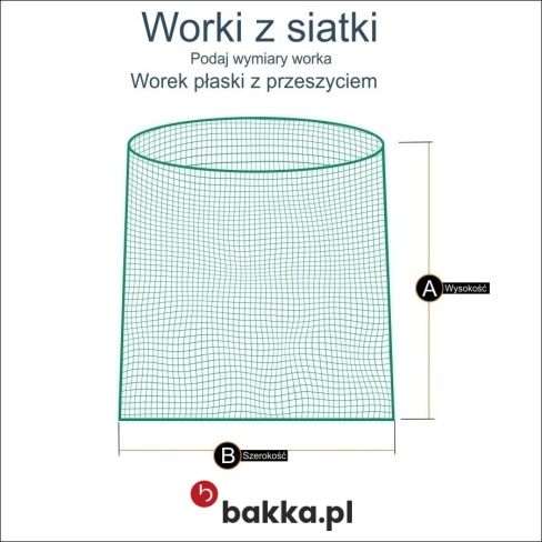 Worki magazynowe na przedmioty z siatki polipropylenowej szyte pod indywidualne wymiary
