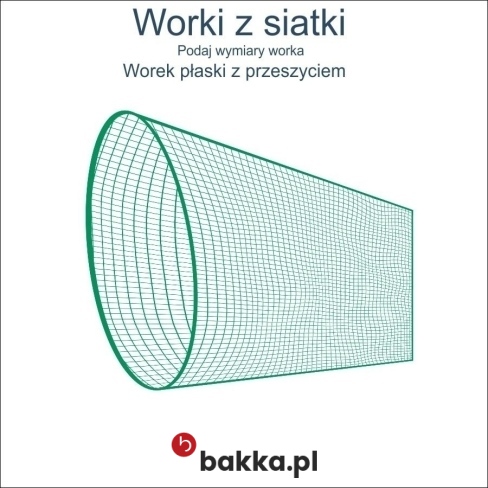 Worek na zabawki - zbiorczy worek magazynowy do przechowywania i zabezpieczenia, wykonany z siatki o oczkach 8x8 cm, dostępny w rozmiarze dostosowanym do indywidualnych potrzeb użytkownika.