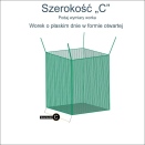 Bakka // Worki na zabawki do magazynowania, przechowywania, pakowania i segregowania z siatki o oczku 4,5x4,5 cm, dostępne w wybranym kolorze i wykonane na indywidualne zamówienie według potrzebnych wymiarów.