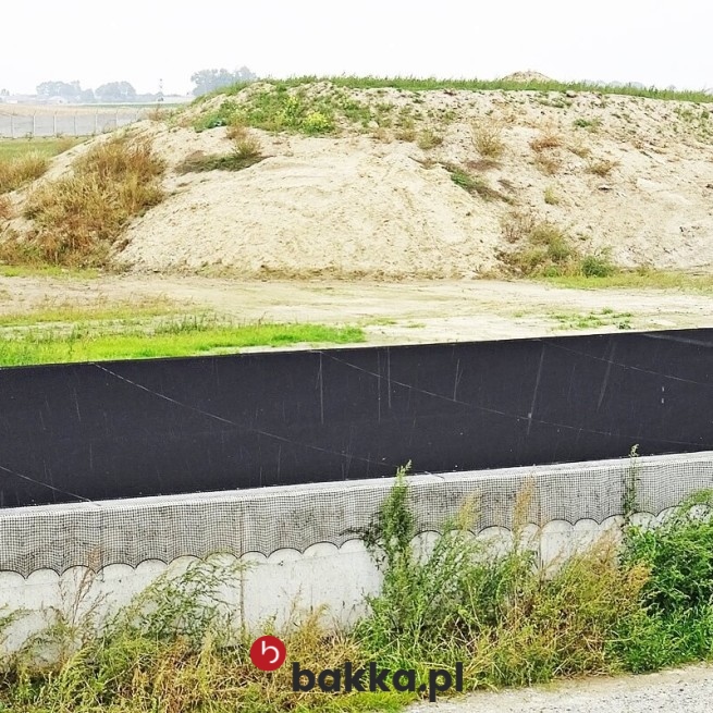 Siatka na akweny i zbiorniki ochronna zielona z polipropylenu na własne wymiary w Bakka