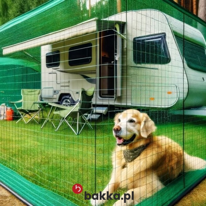  Bakka - Ogrodzenie Kampera - Mobilne ogrodzenie tymczasowe kampera na polu kempingowym 