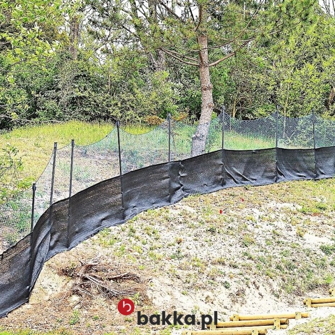  Bakka - Worek magazynowy z siatki o oczku 6x6 cm - siatka na siano dla koni, worek do zabezpieczenia i segregowania 