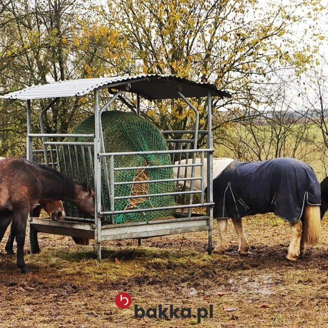  Bakka - Siatka na siano dla koni - worek z siatki o małych oczkach 10x10mm, produkt szyty na twoje wymiary z grubego materiału 