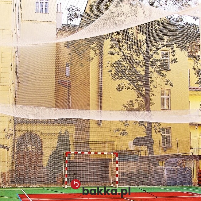   Bakka - Zielona siatka ochronna o oczku 10x10 cm z polipropylenu sprzedawana na indywidualne zamówienie 