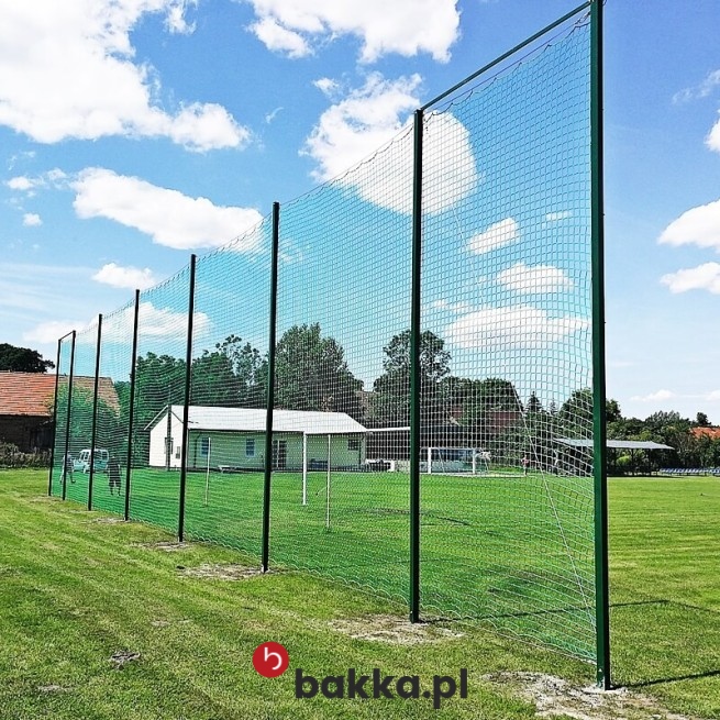   Bakka - Zielona siatka ochronna o oczku 10x10 cm z polipropylenu sprzedawana na indywidualne zamówienie 