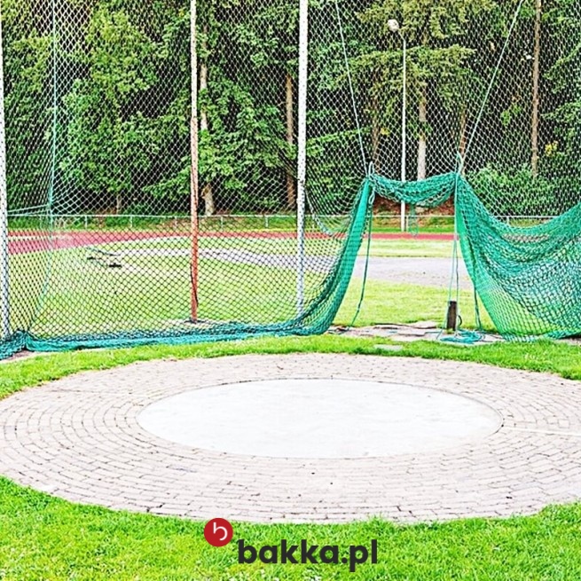   Bakka - Zielona siatka ochronna o oczku 10x10 cm z polipropylenu sprzedawana na indywidualne zamówienie 
