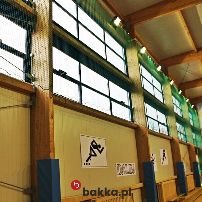  Bakka - Siatki pod sufity do hali sportowej 