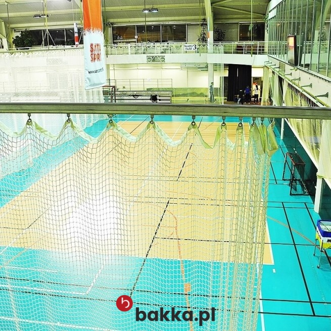   Bakka - Siatki Sportowe - siatka zabezpieczająca z polipropylenu o małych oczkach i grubości 2mm, dostępna w różnych kolorach na indywidualne zamówienie 