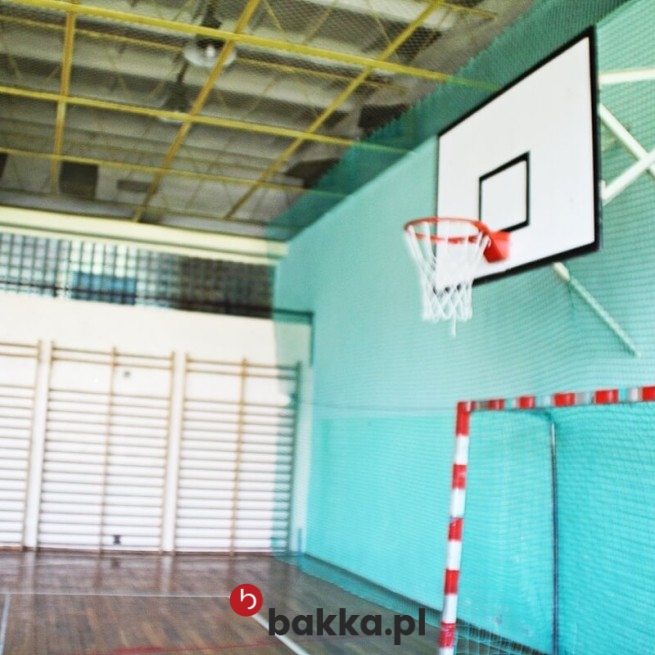   Bakka - Siatki Hale Sportowe - elastyczna siatka ochronna z polipropylenu o wielkości oczka 4.5 cm do zabezpieczenia 