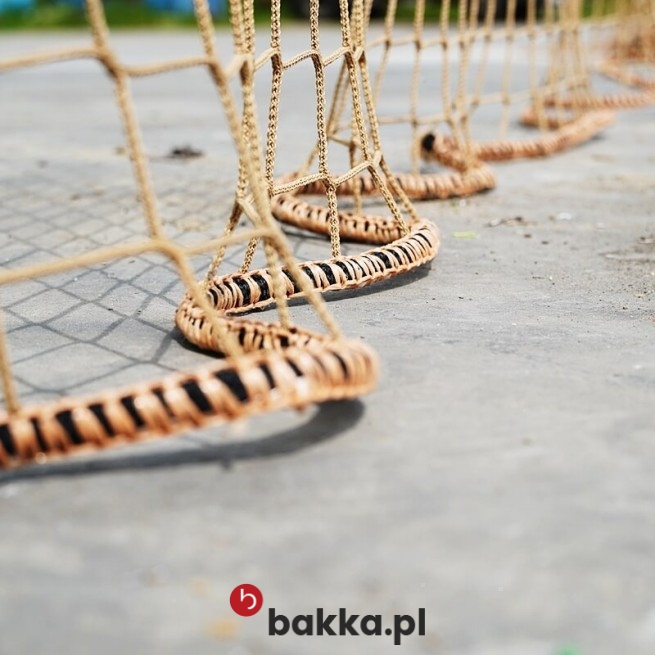  Bakka - Worek do przechowywania i magazynowania z siatki o oczkach 10x10mm na własne wymiary w kolorze szarym lub czarnym 