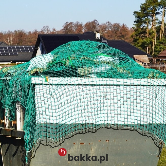 Siatka ochronna z polipropylenu o oczkach 1x1 cm do zabezpieczeń w Bakka