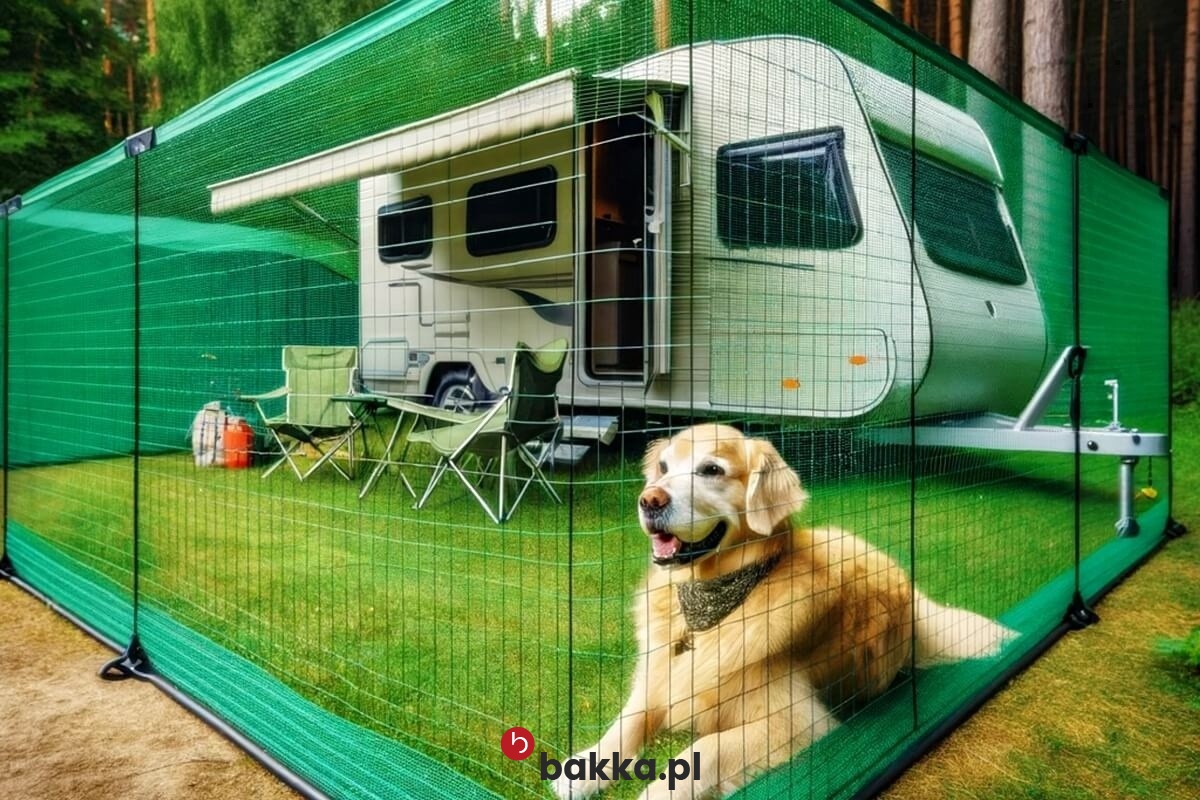  Bakka - Ogrodzenie Kampera - Mobilne ogrodzenie tymczasowe kampera na polu kempingowym 