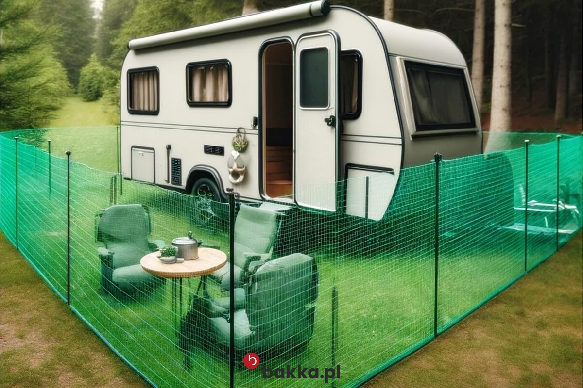  Bakka - Siatki ochronne z polipropylenu o oczku 10x10 mm sprzedawane pod wymiar klienta w wybranym kolorze 