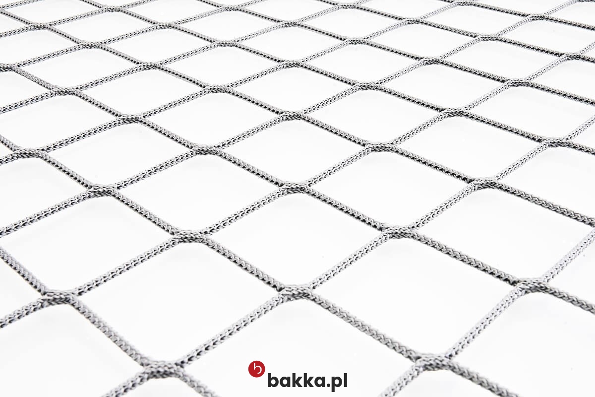   Bakka - Ogrodzenie dla bydła - siatka ochronna z tworzywa o małych oczkach 1x1 cm, sprzedawana pod Twoje wymiary, w kolorze szarym lub czarnym. 