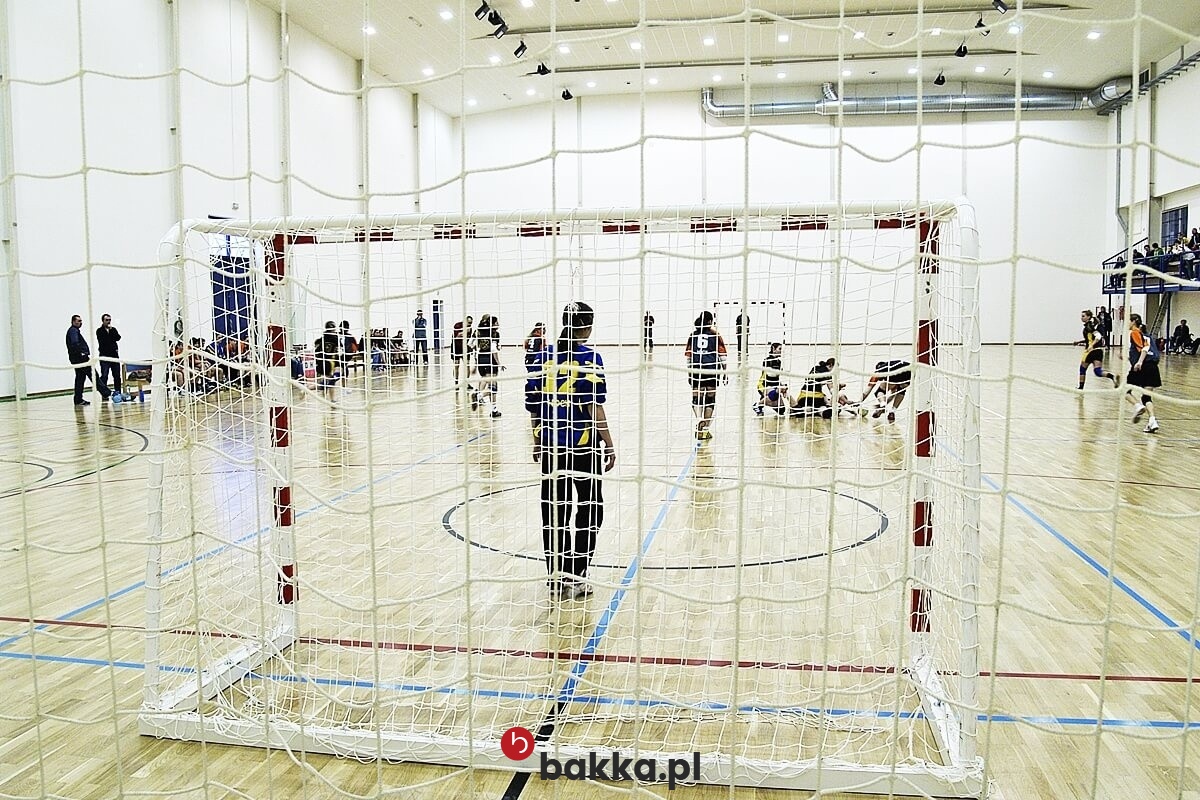  Bakka - Siatka grodząca hale sportowe na wymiar zielona o oczkach 10x10 cm 