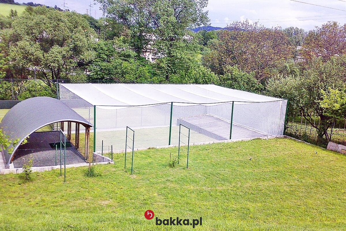   Bakka - Elastyczna siatka ochronna z polipropylenu na wymiar do zabezpieczeń sportowych - Twój własny rozmiar 