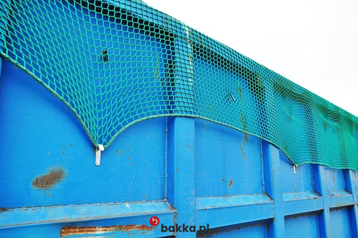  Bakka - Siatki Kontener Muldy do zabezpieczeń na wymiar z tworzywa o małych oczkach 10x10 mm i grubości 2 mm, dostępne w wybranym kolorze i rozmiarze 